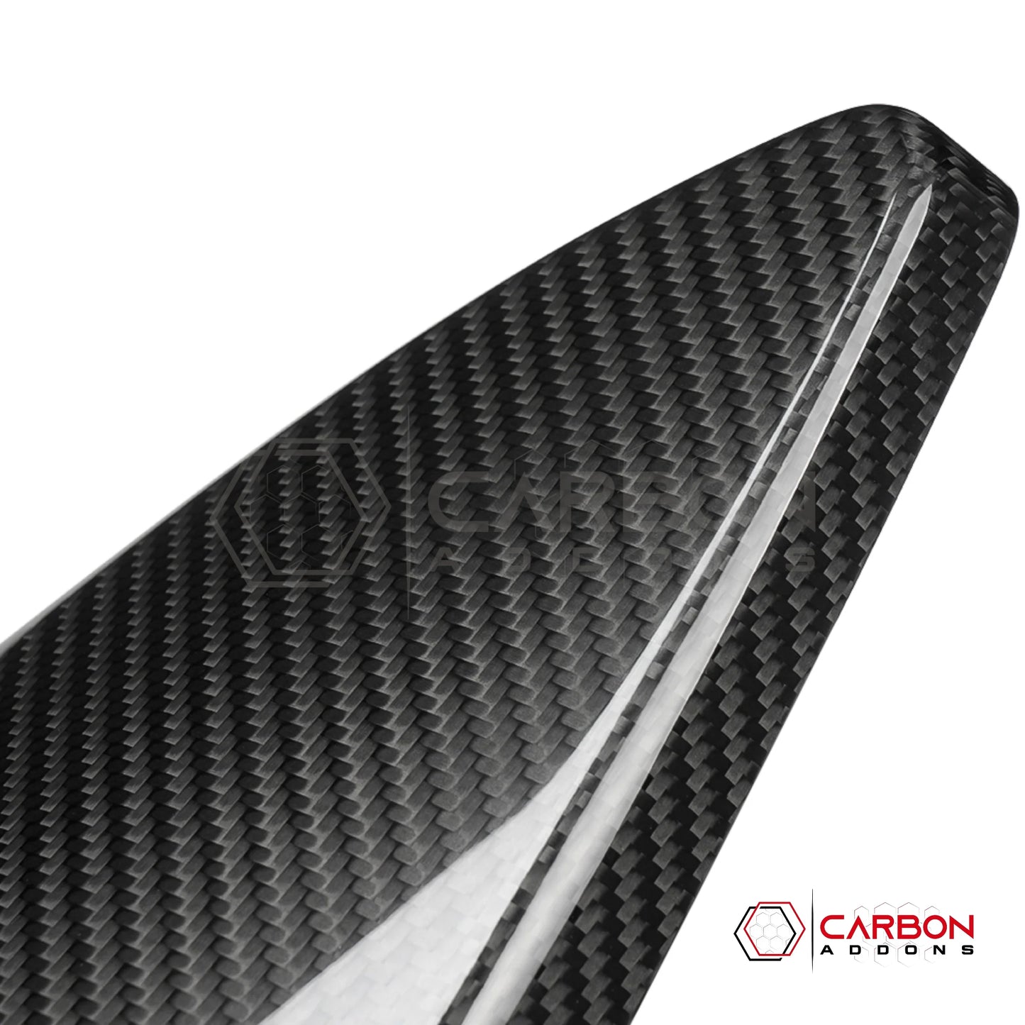 2021+ Ford F-150 Real Carbon Fiber Inner Door Triangle A-Pillar Trim Covers