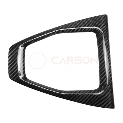 Real Carbon Fiber Gear Shifter Trim Cover for 2024+ Ford Mustang