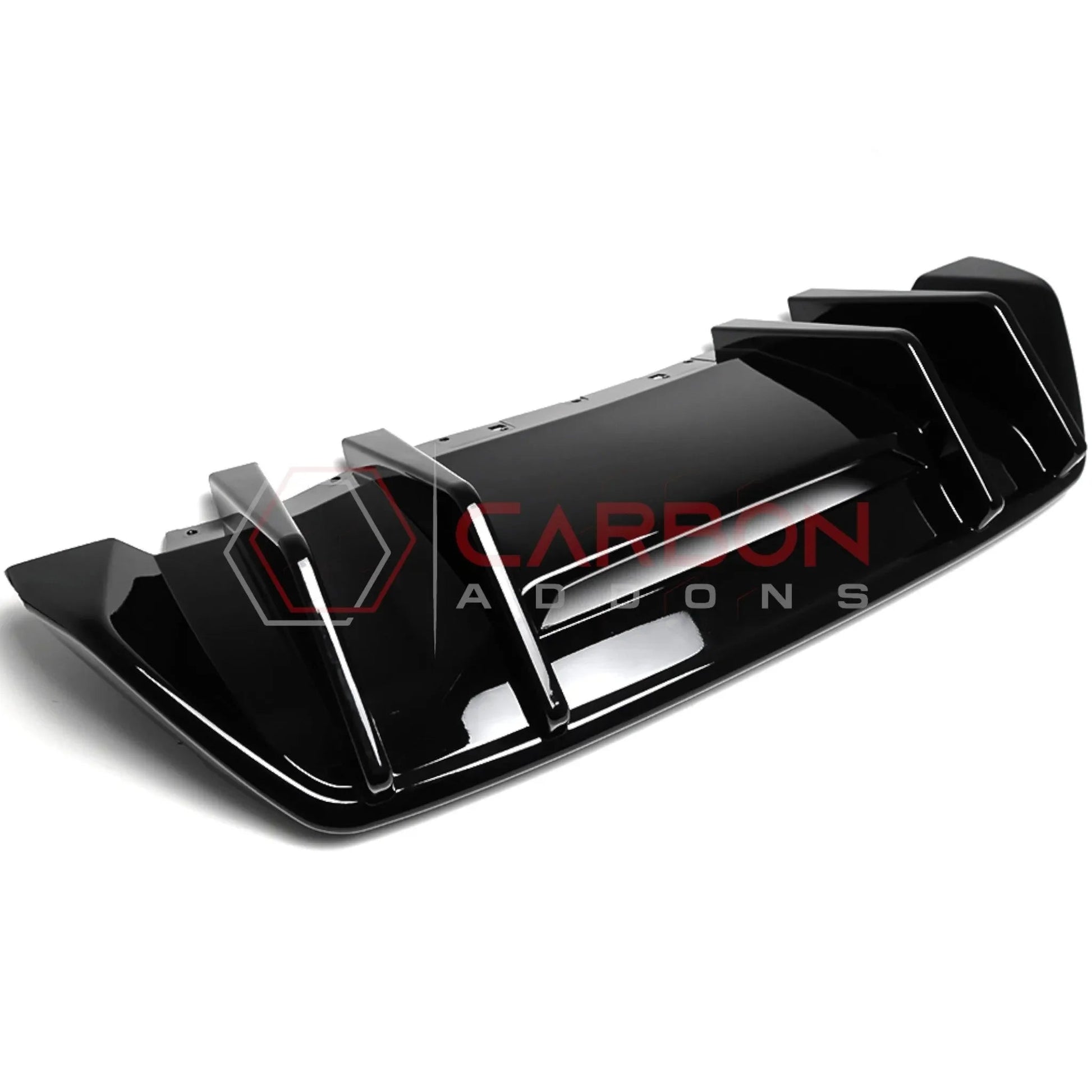 Rear Diffuser Add-On Fins for 2024+ Ford Mustang GT & EcoBoost (ABS Plastic)