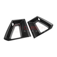 Real Carbon Fiber Upper Grille Trim Covers for 2024+ Ford Mustang Dark Horse