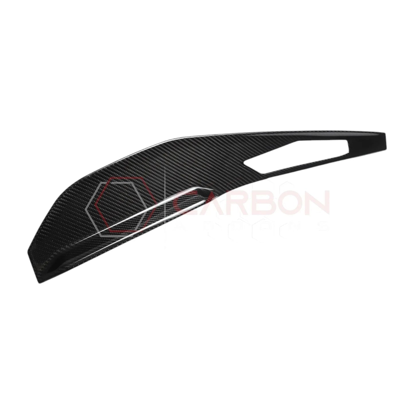 Real Carbon Fiber Dashboard Screen Surround Trim Cover for 2024+ Ford Mustang