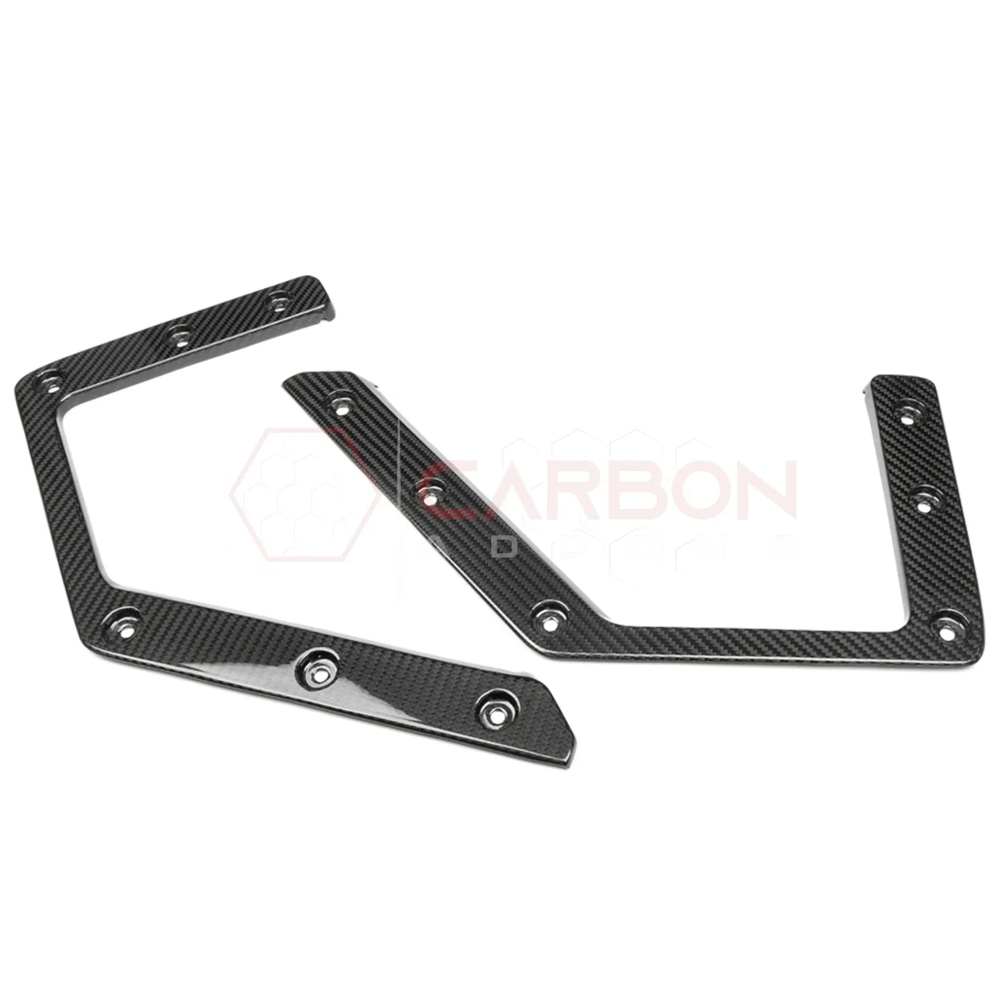 Real Carbon Fiber Front Door Storage Pocket Net Frame For 2021–2025 Ford Bronco | Direct Replacement