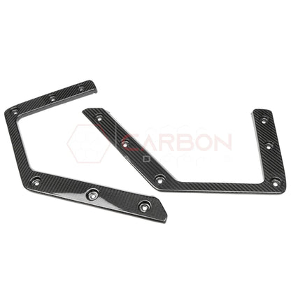 Real Carbon Fiber Front Door Storage Pocket Net Frame For 2021–2025 Ford Bronco | Direct Replacement