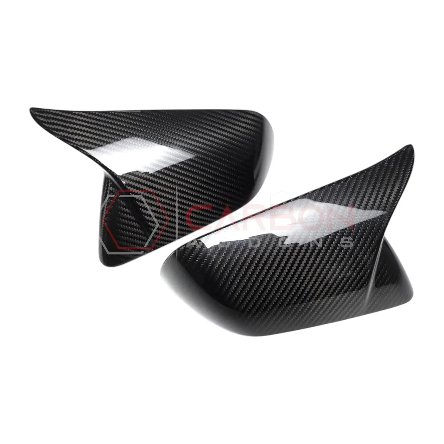 Exterior Carbon Fiber M Style Mirror Covers For Mustang 2015-2023