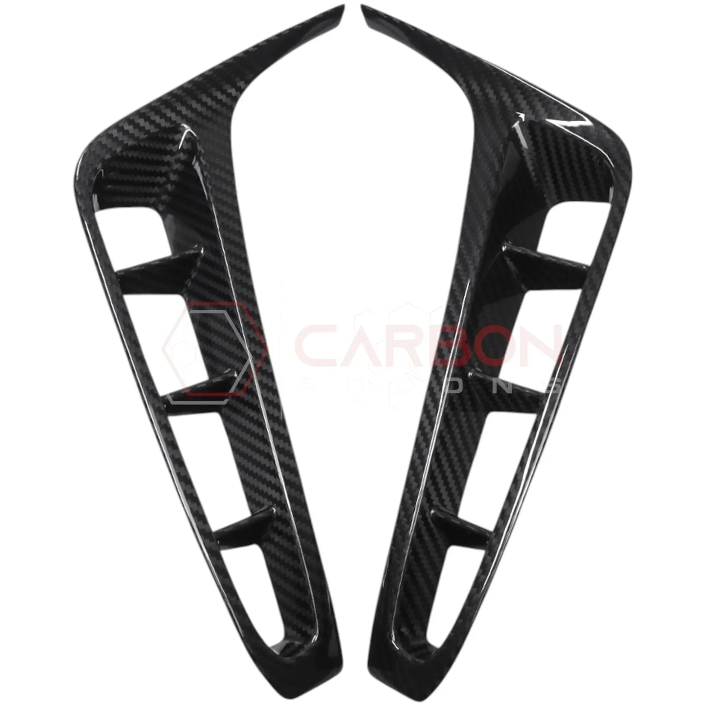 C8 Corvette Z06/ERay Carbon Fiber Rear Bumper Side Vent Cover