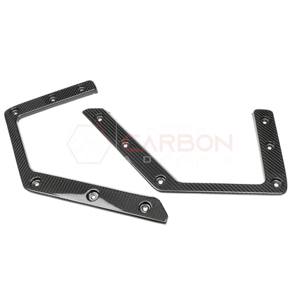 Real Carbon Fiber Front Door Storage Pocket Net Frame For 2021–2025 Ford Bronco | Direct Replacement