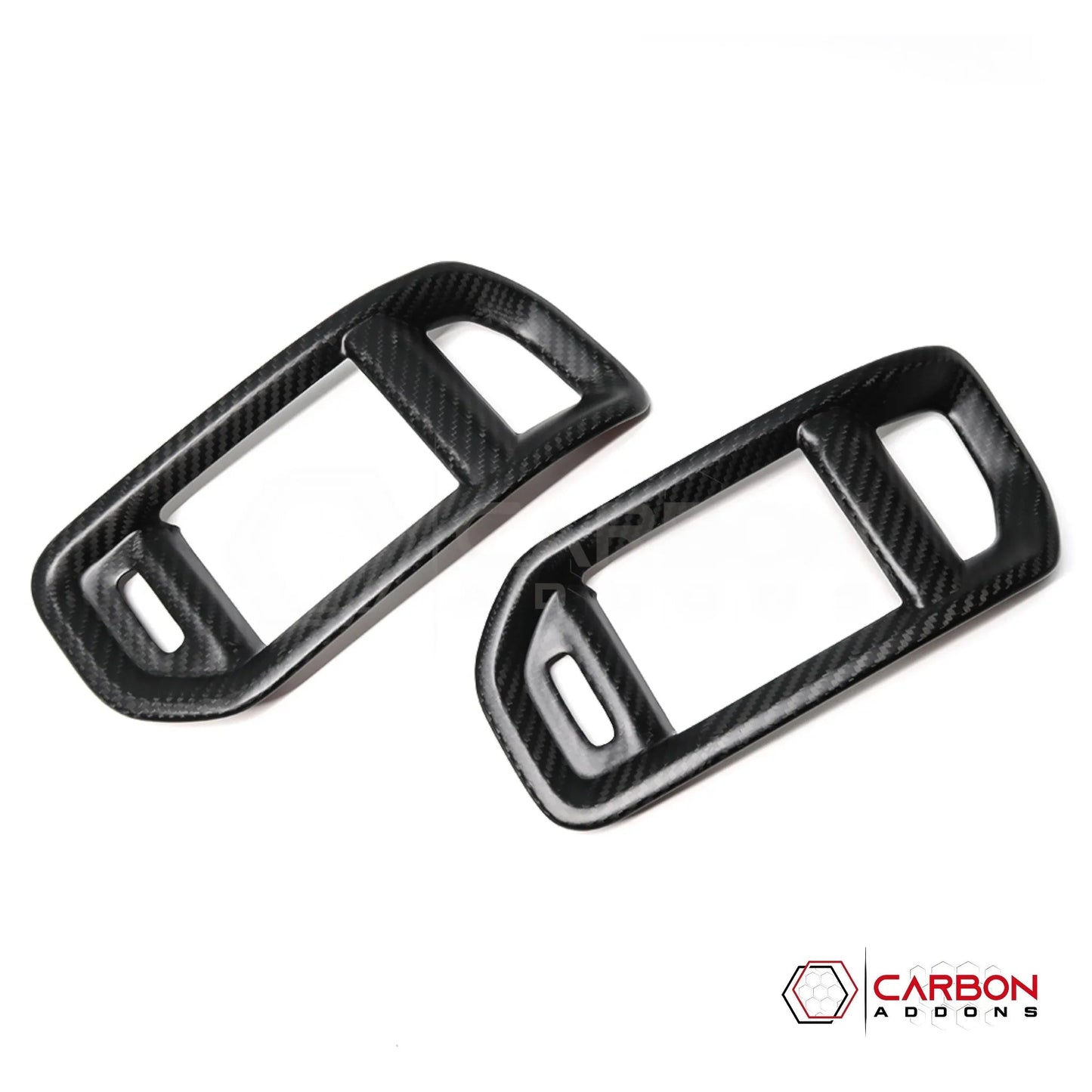 2019+ RAM 1500/TRX/RHO Dashboard Side AC Vent Trim Hard Carbon Fiber Cover