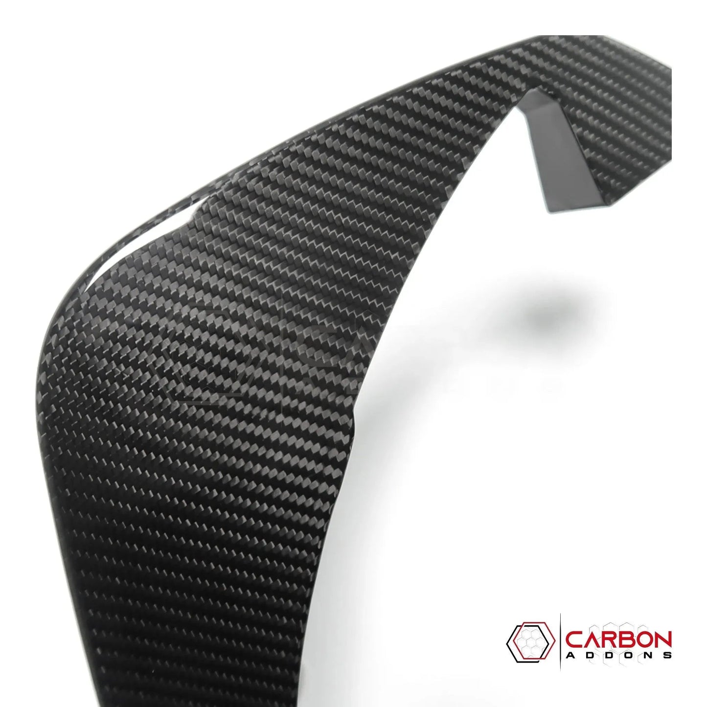 C8 Corvette Stingray Carbon Fiber Rear Diffuser Fins Add-On – Real Carbon Fiber Fin Accent Kit