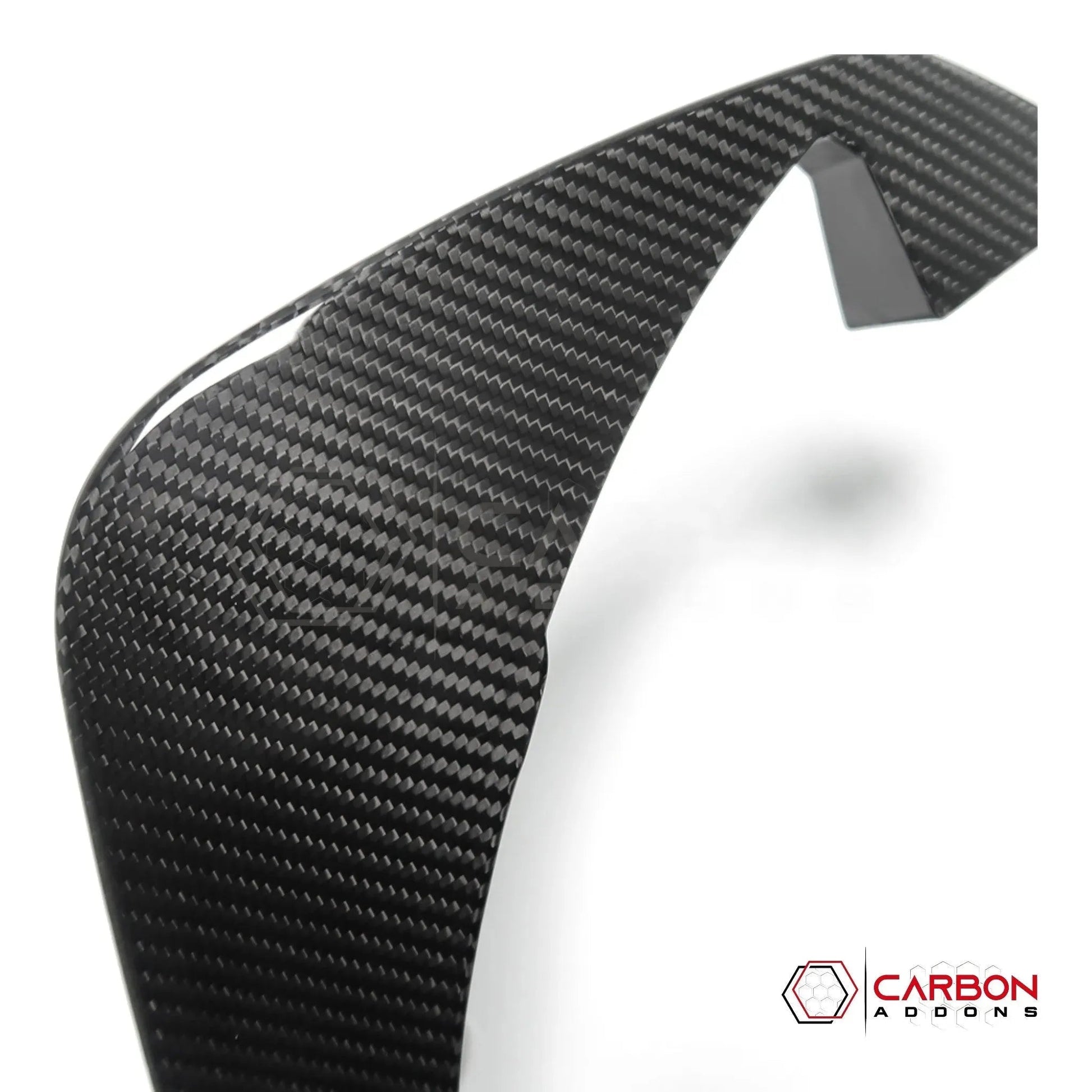 C8 Corvette Stingray Carbon Fiber Rear Diffuser Fins Add-On – Real Carbon Fiber Fin Accent Kit