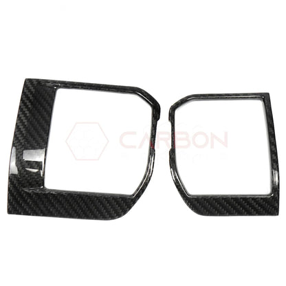 Real Carbon Fiber Dashboard A/C Vent Trim Covers for 2021+ Ford F-150