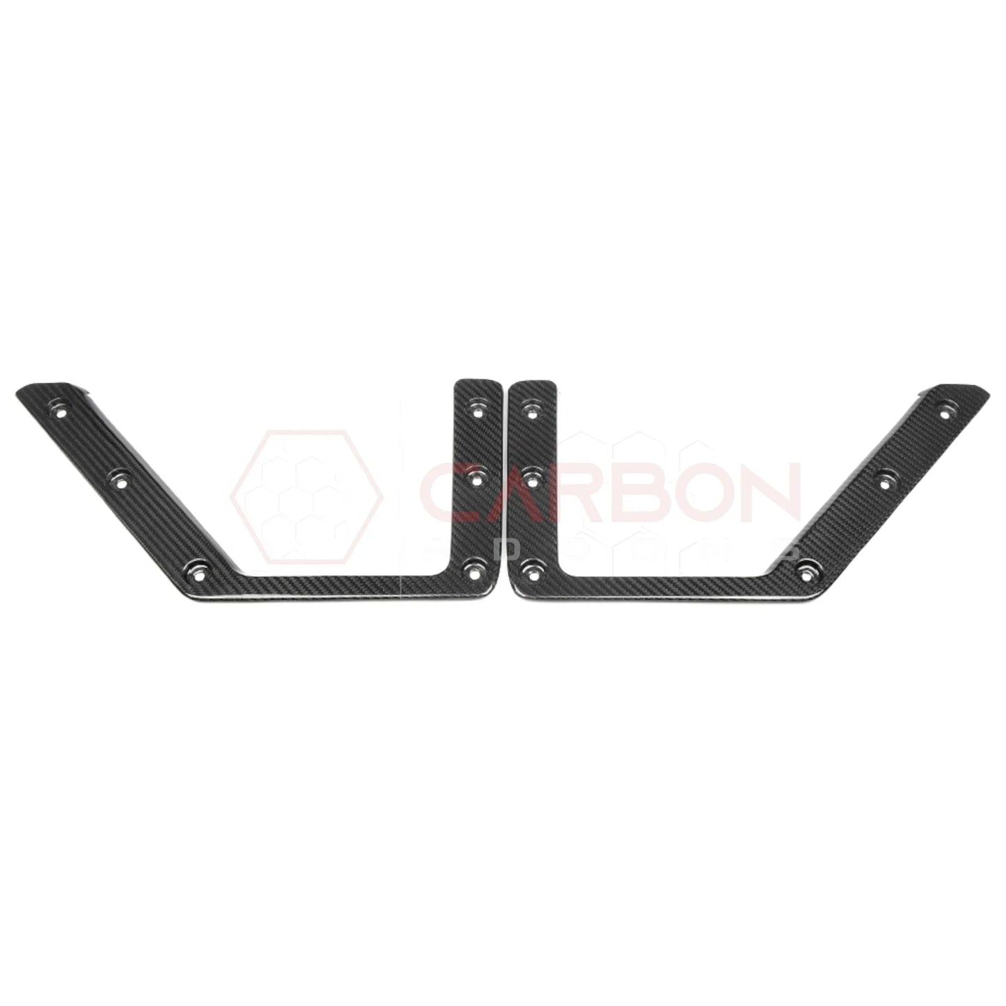 Real Carbon Fiber Front Door Storage Pocket Net Frame For 2021–2025 Ford Bronco | Direct Replacement