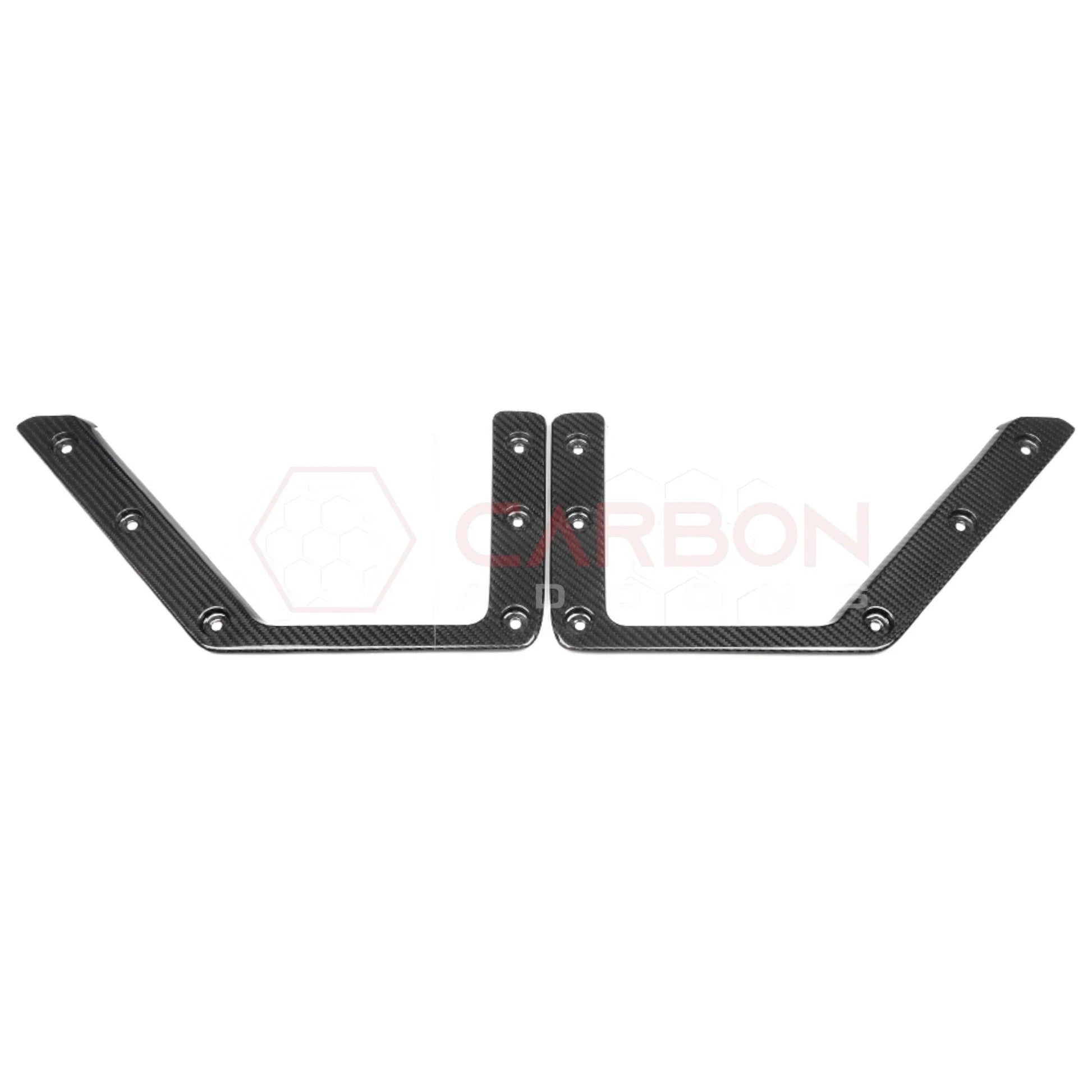 Real Carbon Fiber Front Door Storage Pocket Net Frame For 2021–2025 Ford Bronco | Direct Replacement