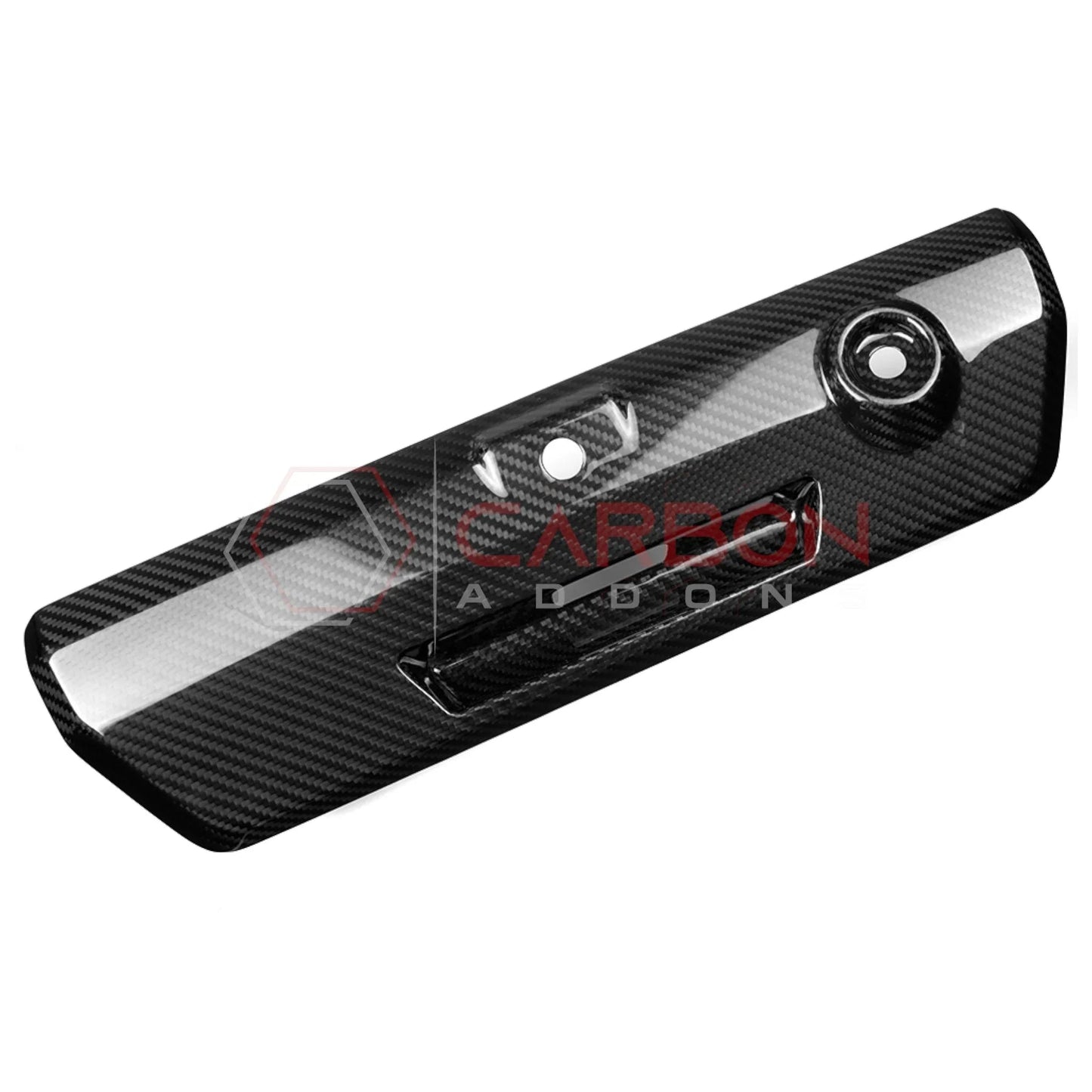 F150 2021-Up Tailgate Latch Door Handles Real Carbon Fiber Cover
