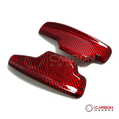 C8 Corvette Real Carbon Fiber Paddle Shifter Covers | Interior Upgrade (2020–2026)