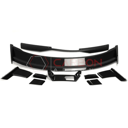 Dark Horse-Style Gloss Black Rear Spoiler with Integrated Gurney Flap for 2024+ Ford Mustang
