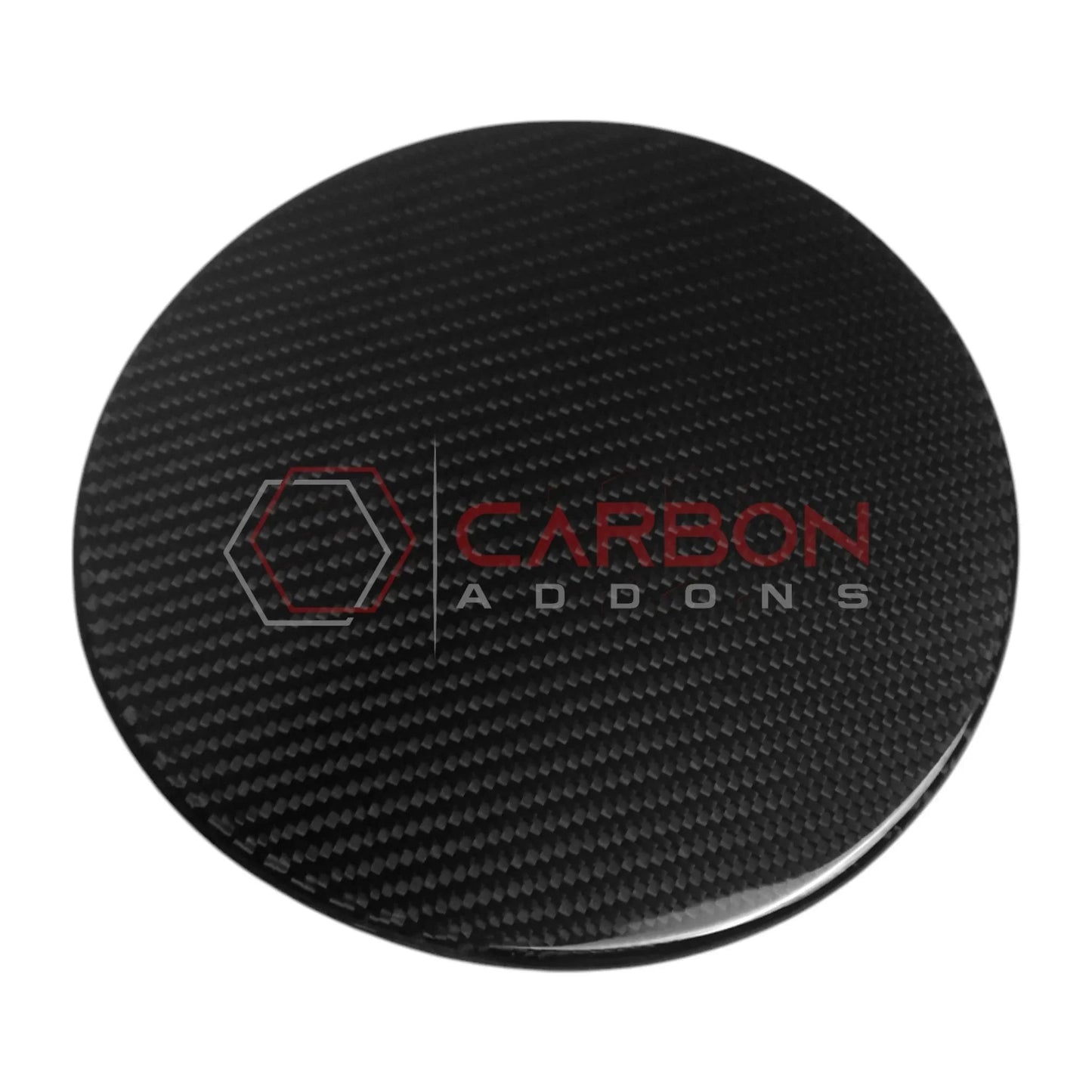 Real Carbon Fiber Fuel Door Cover for 2024+ Ford Mustang