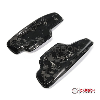 C8 Corvette Real Carbon Fiber Paddle Shifter Covers | Interior Upgrade (2020–2026)