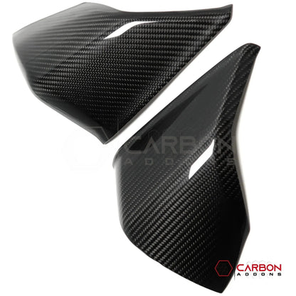 C8 Corvette Real Carbon Fiber Gauge Cluster Upper Dashboard HUD Side Covers | Interior Upgrade (2020–2026)