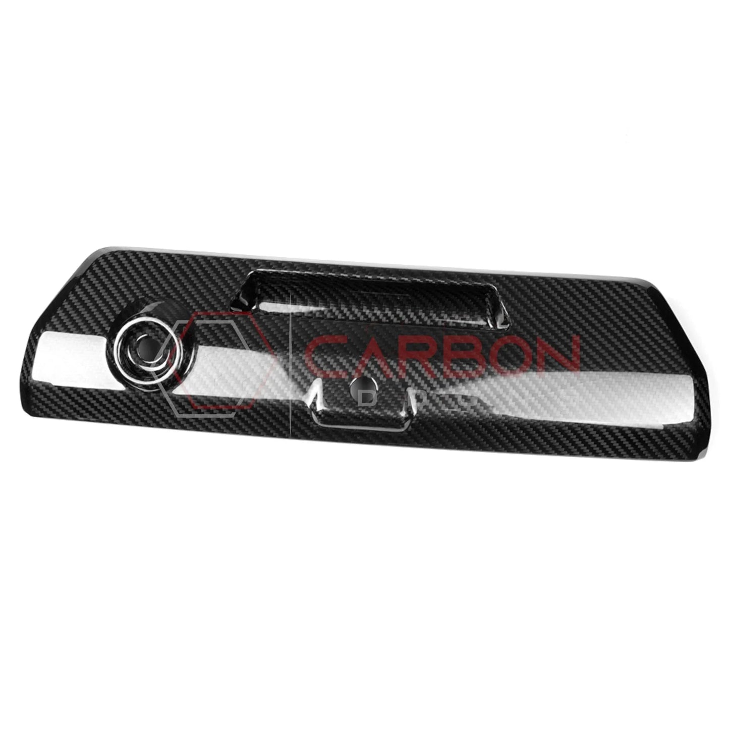 F150 2021-Up Tailgate Latch Door Handles Real Carbon Fiber Cover