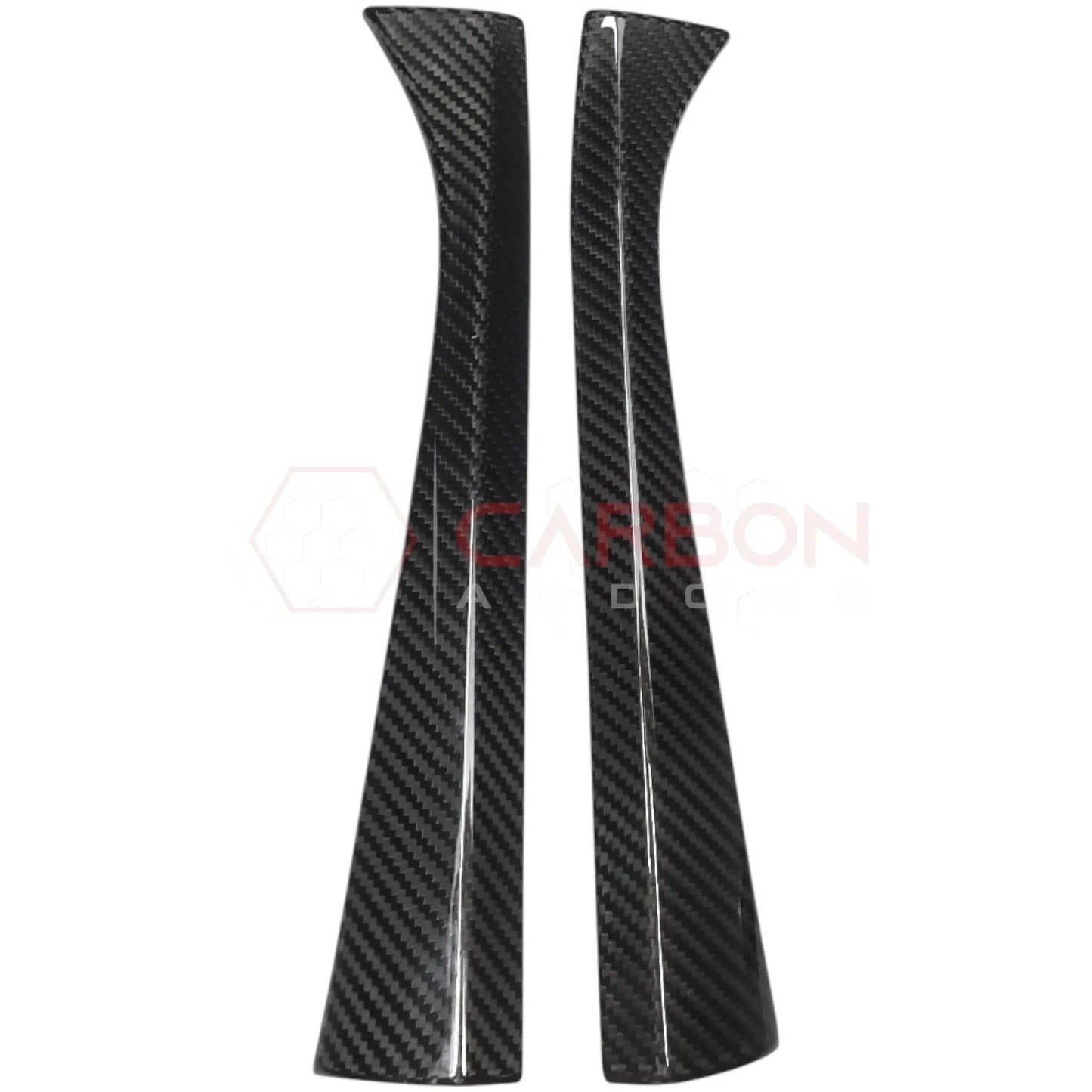 C8 Corvette Real Carbon Fiber Dashboard Side Trim Covers | Interior Upgrade (2020-2027)