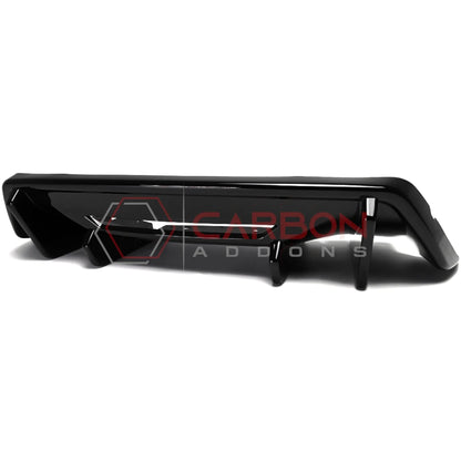 2024+ Mustang GT Ecoboost Rear Diffuser Addon with Fins | ABS