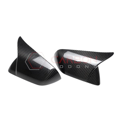 Exterior Carbon Fiber M Style Mirror Covers For Mustang 2015-2023