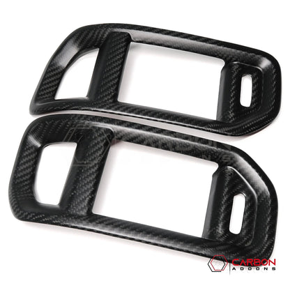 2019+ RAM 1500/TRX/RHO Dashboard Side AC Vent Trim Hard Carbon Fiber Cover