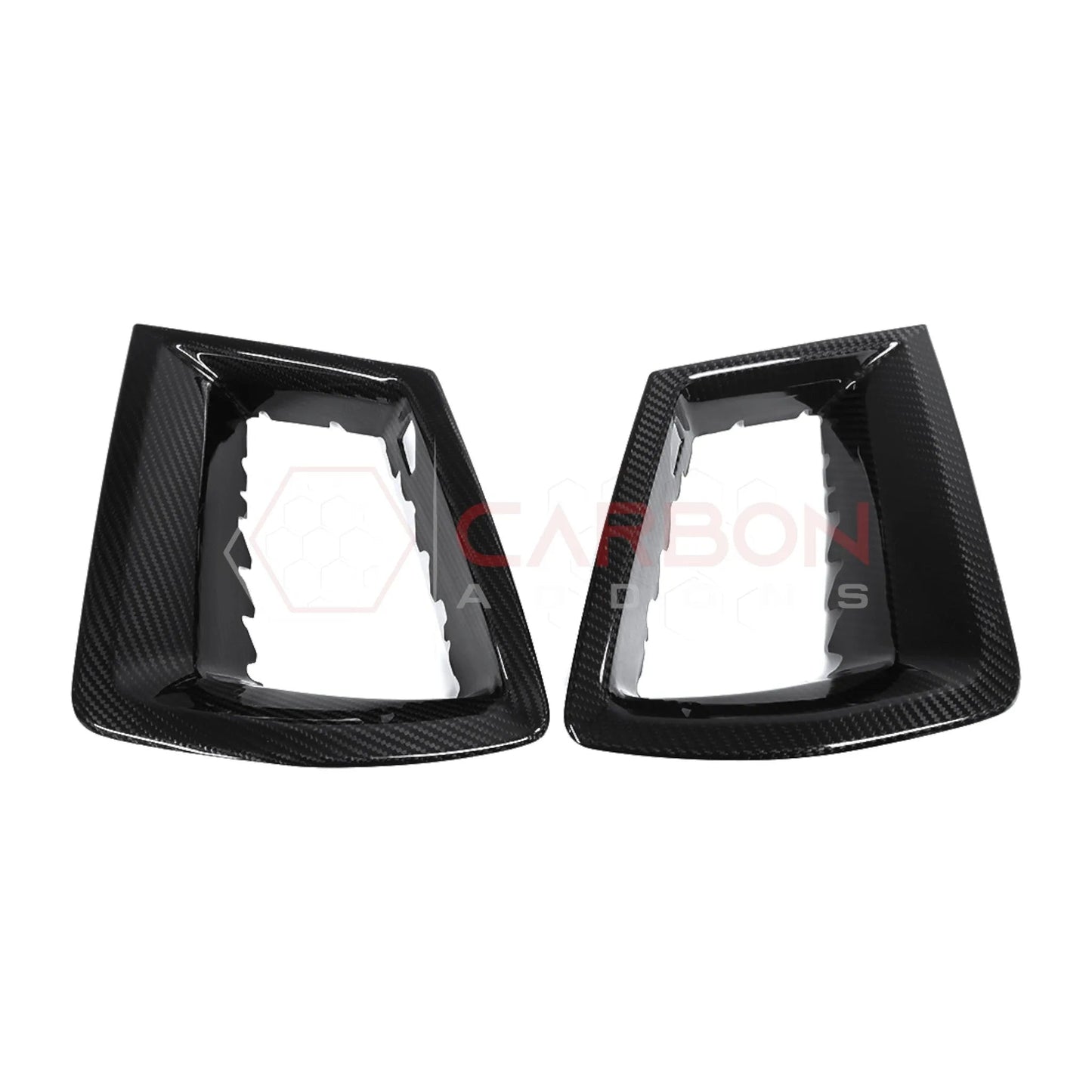 2024+ S650 Mustang GT Real Carbon Fiber Grill Insert Covers