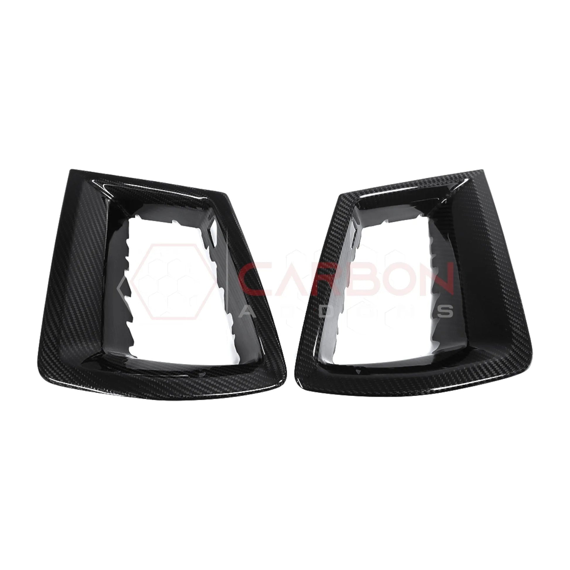 2024+ S650 Mustang GT Real Carbon Fiber Grill Insert Covers
