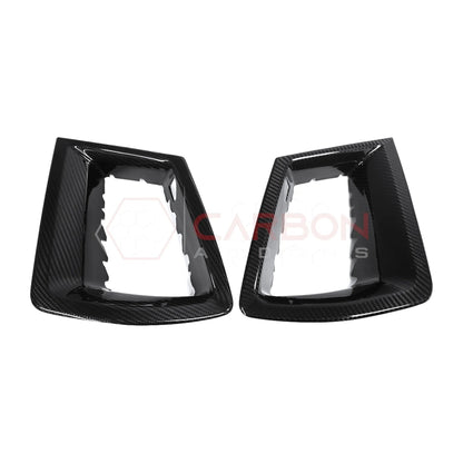2024+ S650 Mustang GT Real Carbon Fiber Grill Insert Covers