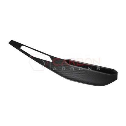 Real Carbon Fiber Dashboard Screen Surround Trim Cover for 2024+ Ford Mustang