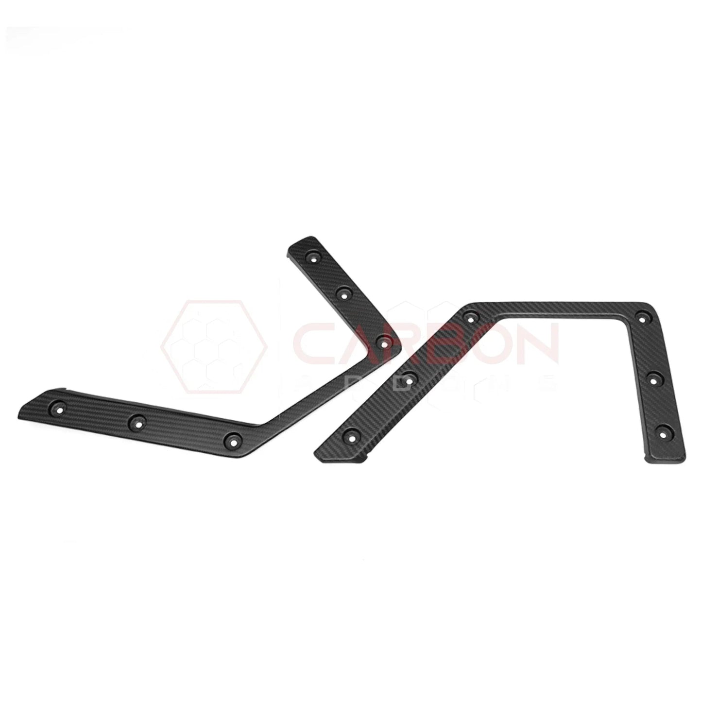 Real Carbon Fiber Front Door Storage Pocket Net Frame For 2021–2025 Ford Bronco | Direct Replacement