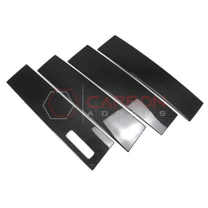 Real Carbon Fiber B-Pillar Post Trim Covers for 2021+ Ford F-150