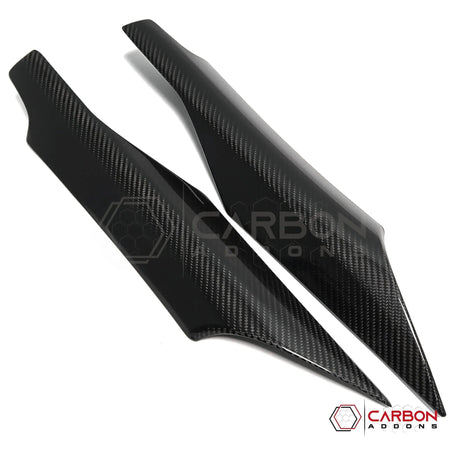 C8 Corvette Carbon Fiber Door Speaker Upper Trim Cover