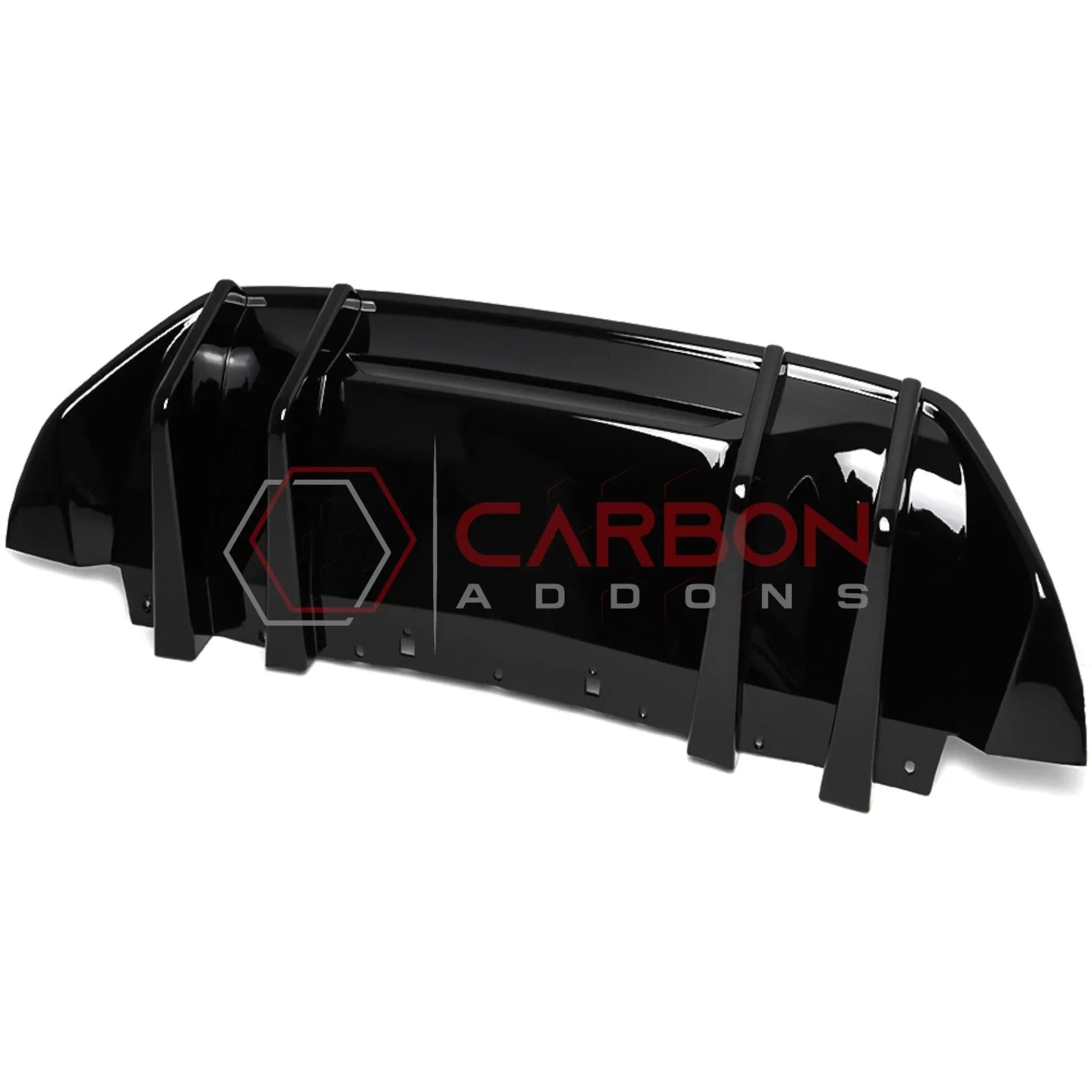 Rear Diffuser Add-On Fins for 2024+ Ford Mustang GT & EcoBoost (ABS Plastic)