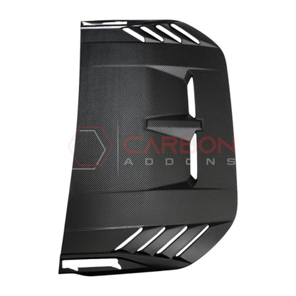 Real Carbon Fiber Hood Vent Trim Cover For 2021+ Bronco Raptor