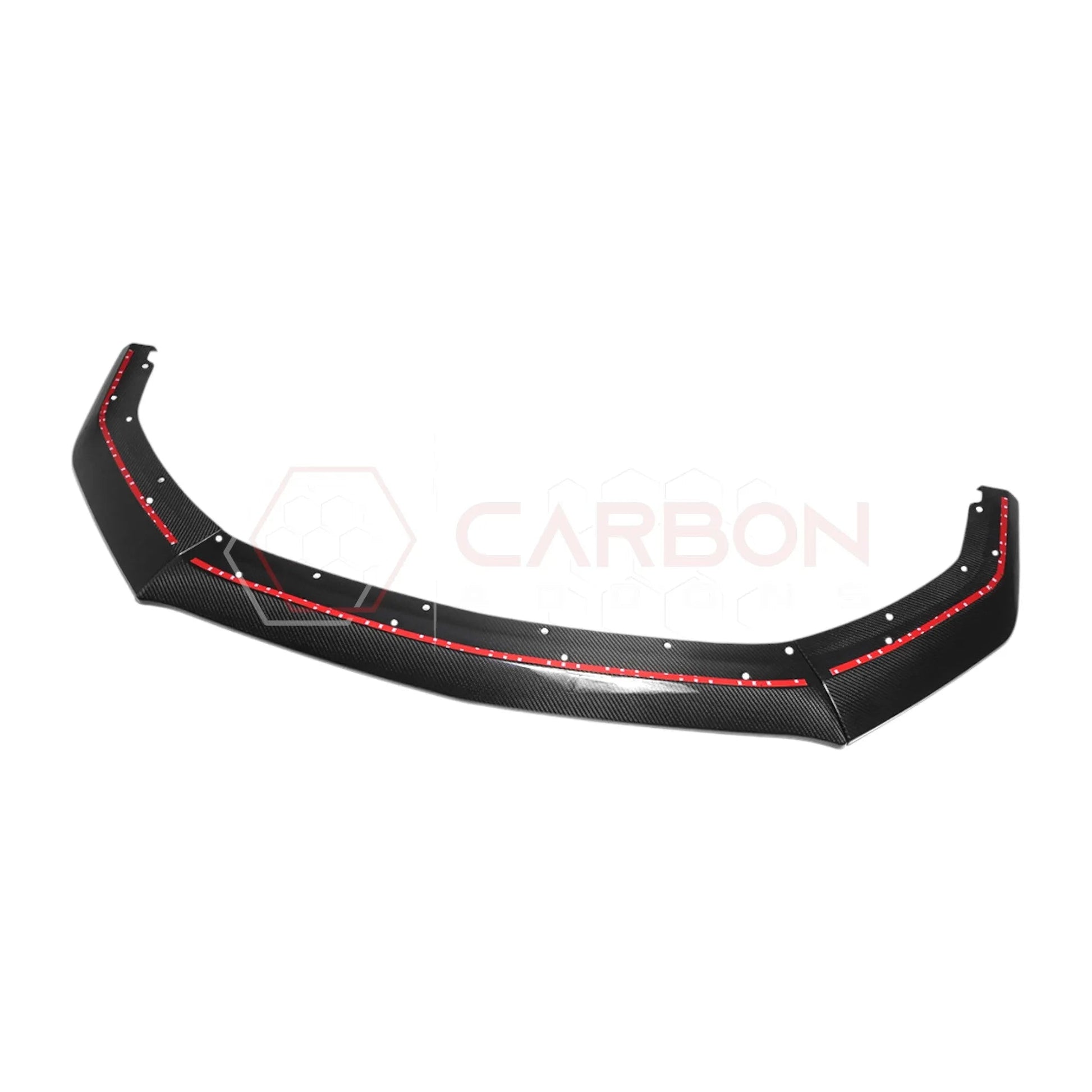 2024+ Mustang GT Ecoboost Carbon Fiber Front Bumper Lip Splitter Extensions | 3pcs