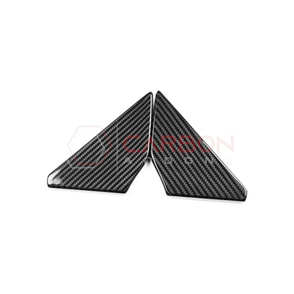 Real Carbon Fiber Rear Door Window Triangle Trim Covers For 2021–2025 Ford Bronco