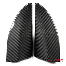 2021+ Ford F-150 Real Carbon Fiber Inner Door Triangle A-Pillar Trim Covers