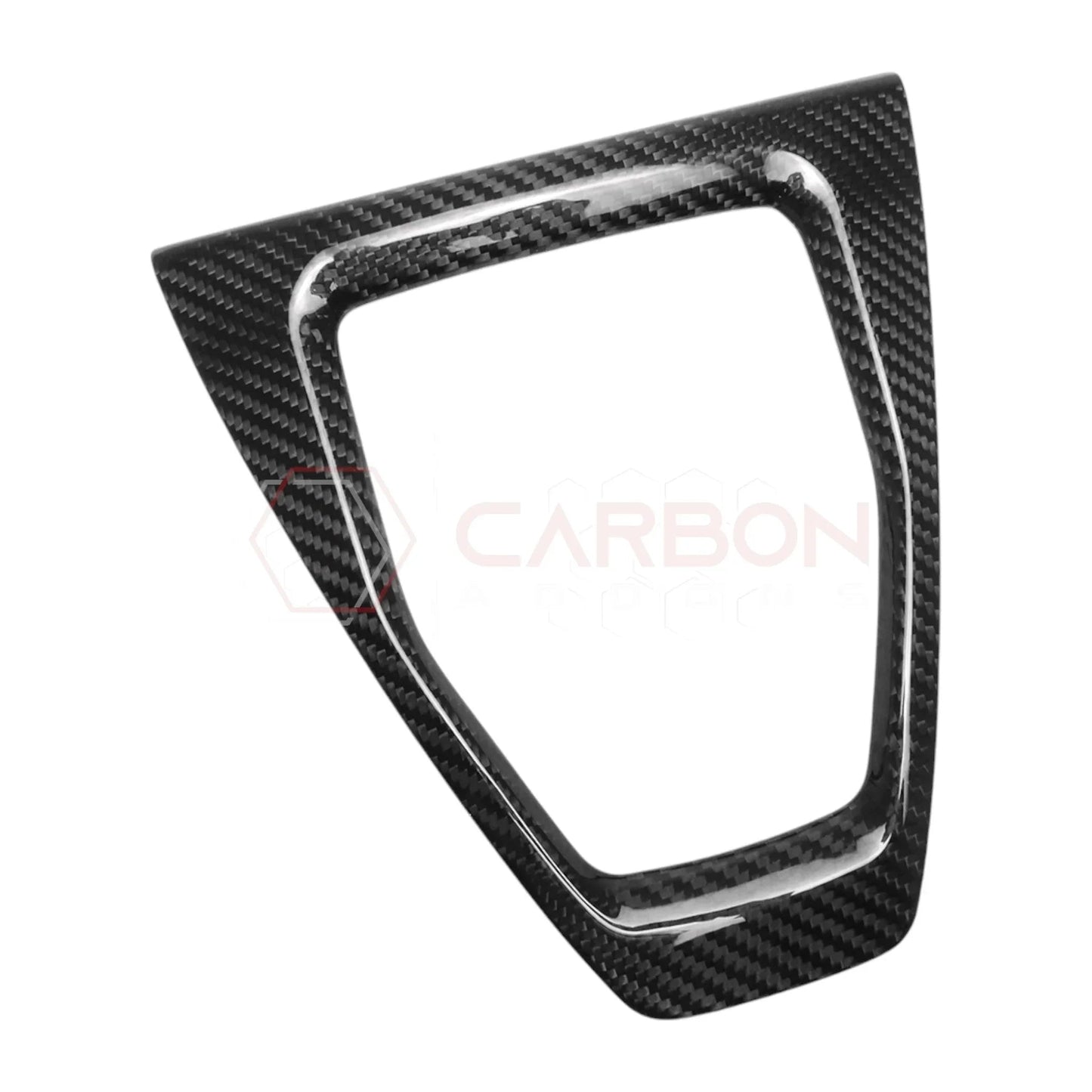 Real Carbon Fiber Gear Shifter Trim Cover for 2024+ Ford Mustang