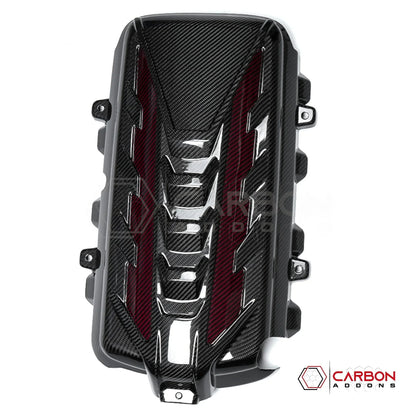 C8 Corvette Stingray Carbon Fiber Engine Cover | Direct OEM Replacement (2020–2026)