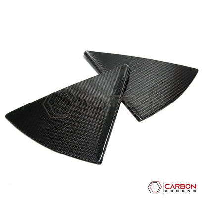 C8 Corvette Convertible Carbon Fiber B-Pillar Trim Covers | Exterior Upgrade (2020–2026)