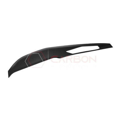 Real Carbon Fiber Dashboard Screen Surround Trim Cover for 2024+ Ford Mustang