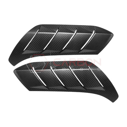 Real Carbon Fiber Fender Vent Trim Covers For 2021+ Bronco Raptor