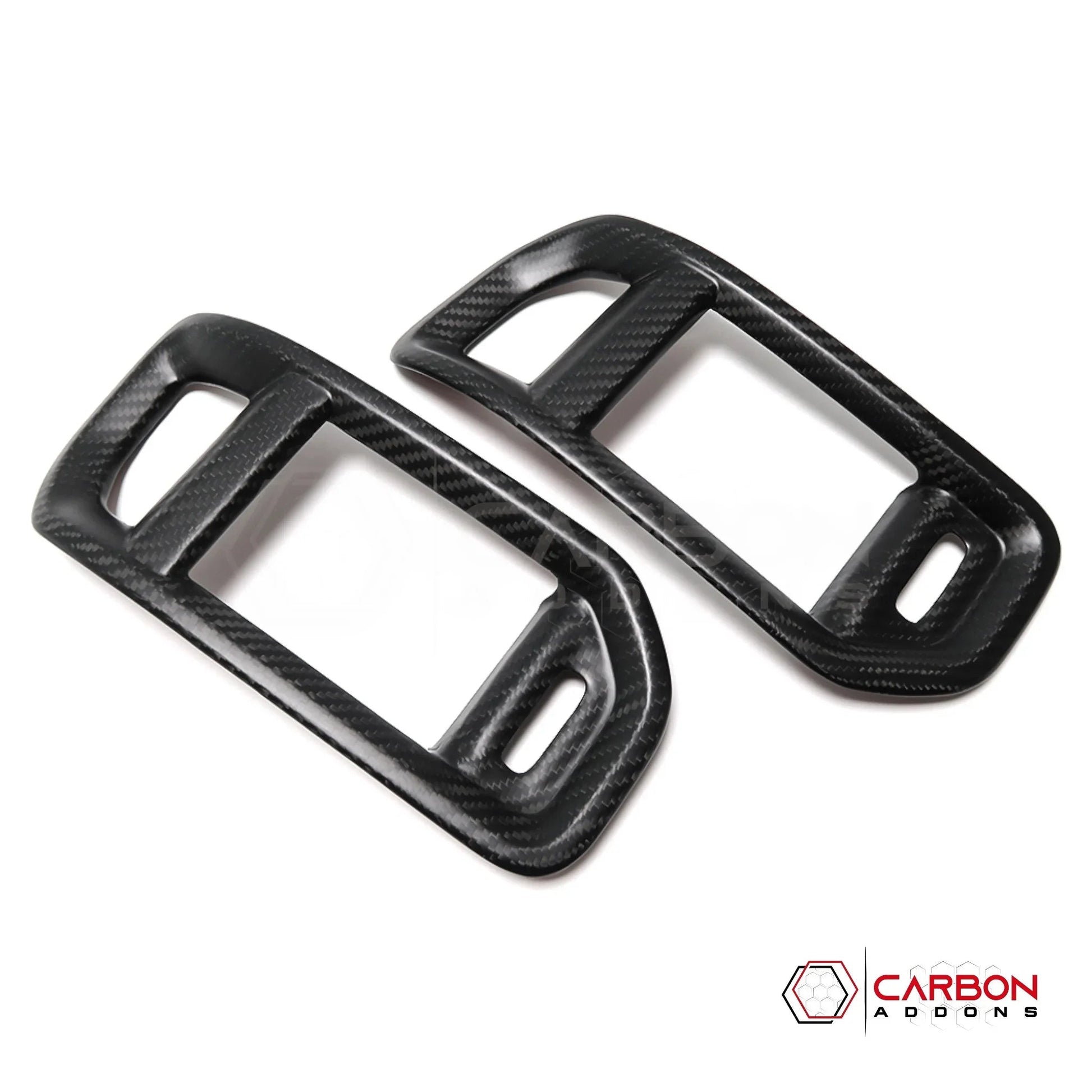 2019+ RAM 1500/TRX/RHO Dashboard Side AC Vent Trim Hard Carbon Fiber Cover