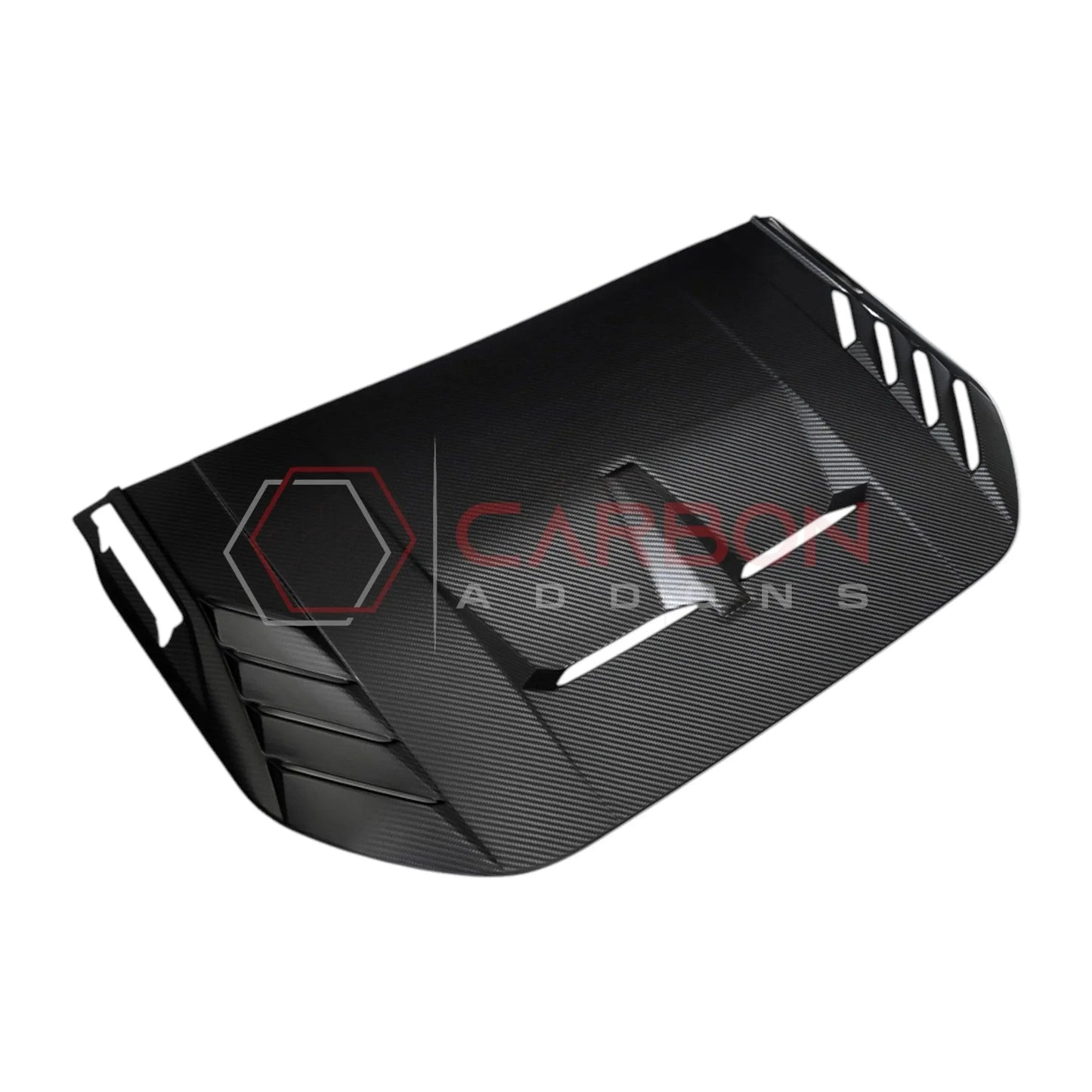 Real Carbon Fiber Hood Vent Trim Cover For 2021+ Bronco Raptor