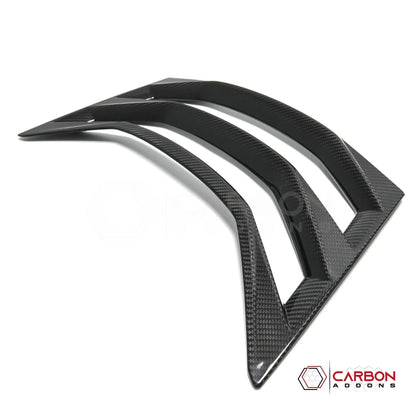 C8 Corvette Convertible Carbon Fiber Rear Hatch Vent Cover | Exterior Upgrade (2020–2027)