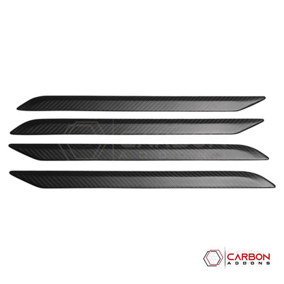 2019+ RAM 1500/TRX/RHO Interior Door Panel Trim Hard Carbon Fiber Cover