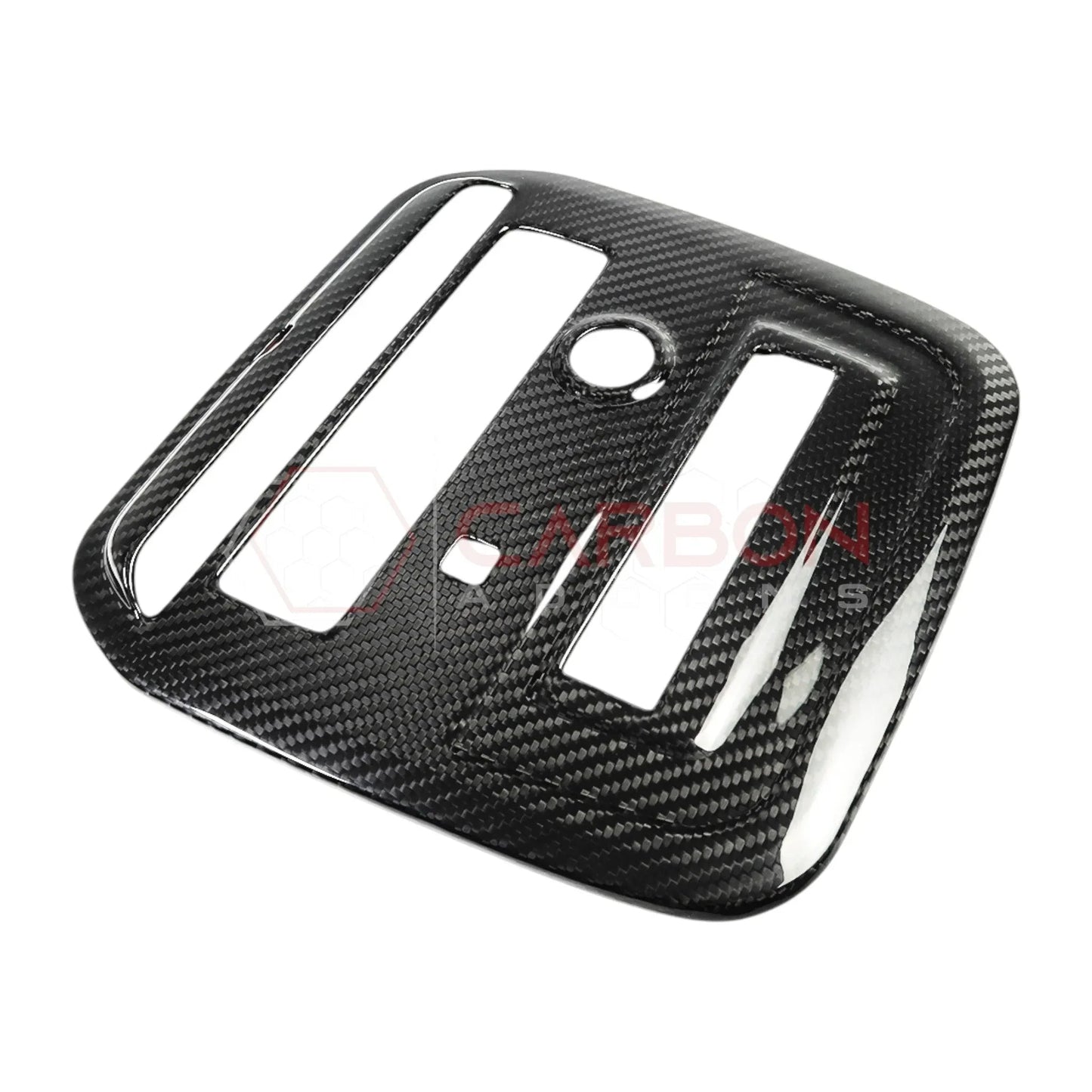 Real Carbon Fiber Overhead Reading Light Trim Cover For 2021+ Bronco