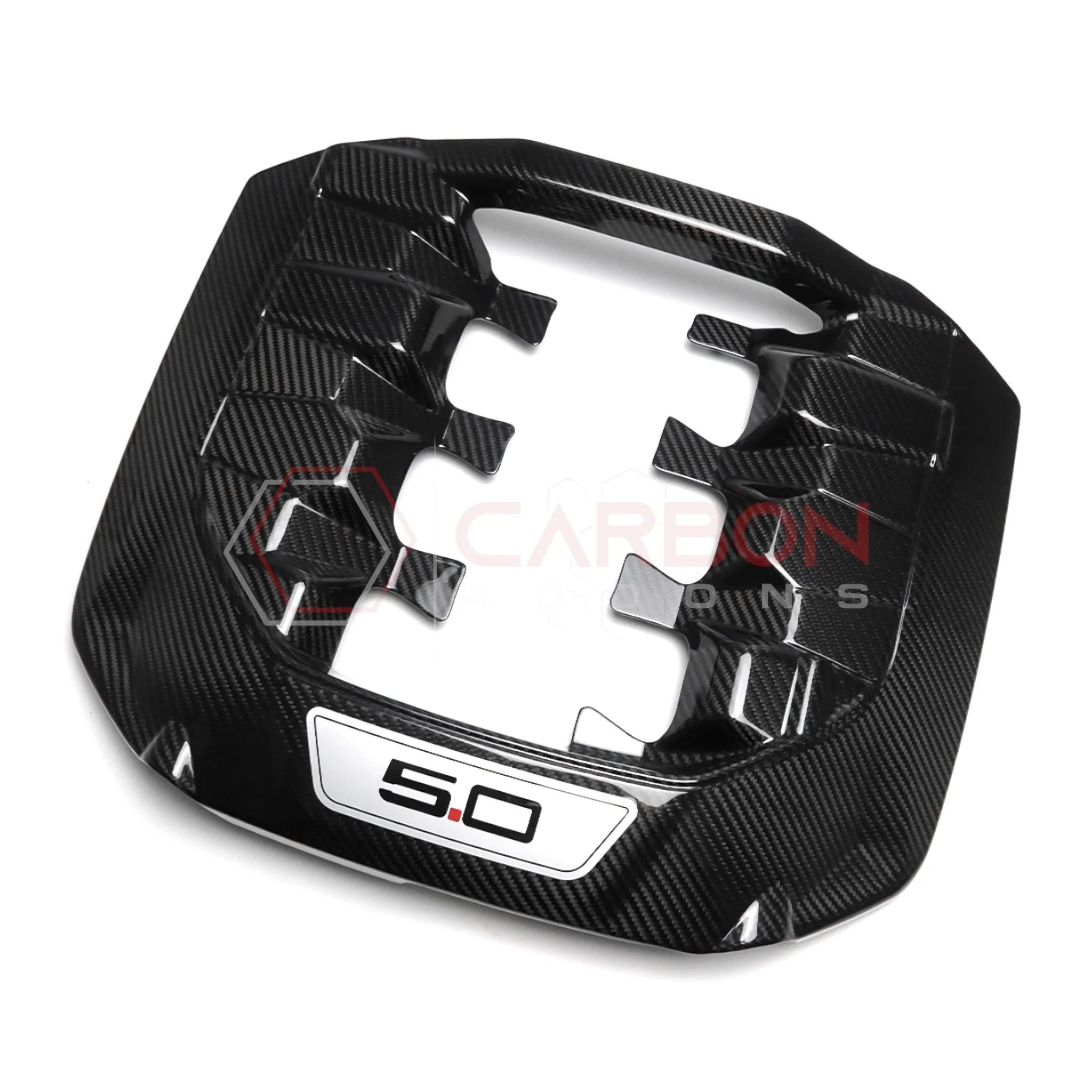 2024+ S650 Mustang 5.0L Real Carbon Fiber Engine Cover